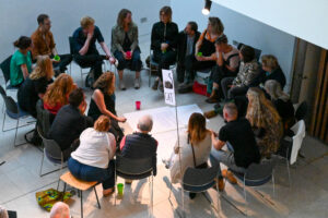 Break out session discussion in a circle