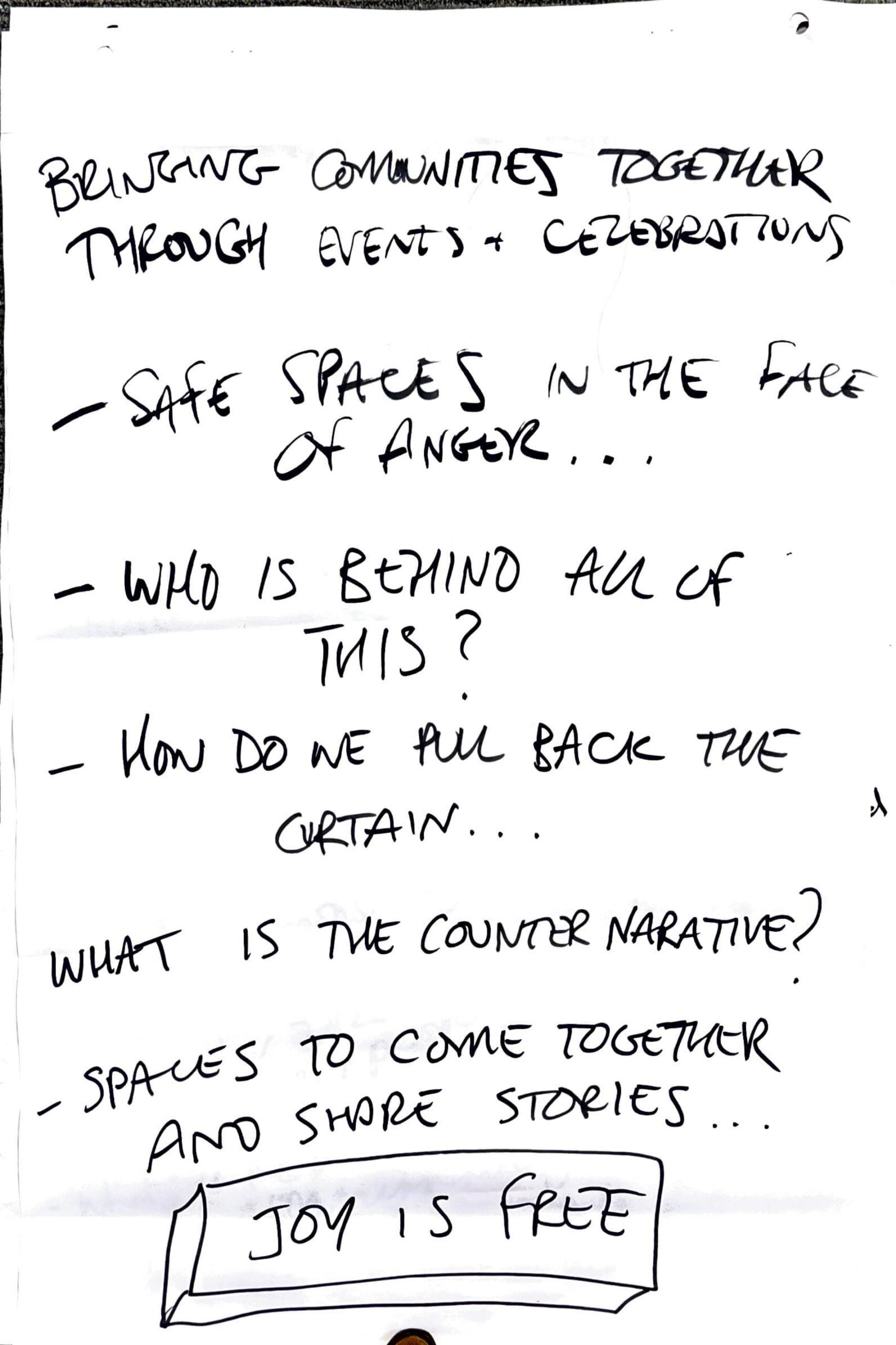 Nationalism and Fascism – how do we counter extreme ideology within our collective vision